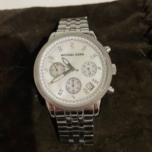 Michael Kors silver watch